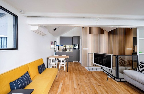 Quartier Saint-Ambroise Apartamento | Zona Marais - Patio exterior - Aire acondicionado - 2 hab.