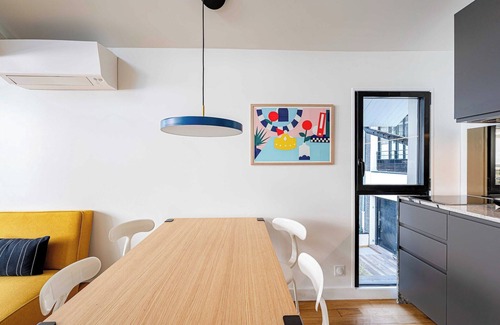 Quartier Saint-Ambroise Apartamento | Zona Marais - Patio exterior - Aire acondicionado - 2 hab.
