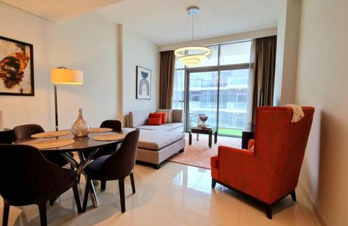 Dubai Apartamento | Marco Polo - Serene 1 BR APT amidst Golf Course with Gym & Pool