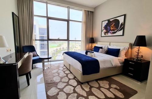 Dubai Apartamento | Marco Polo - Serene 1 BR APT amidst Golf Course with Gym & Pool