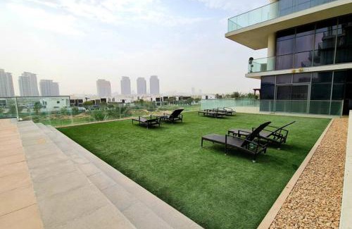 Dubai Apartamento | Marco Polo - Serene 1 BR APT amidst Golf Course with Gym & Pool