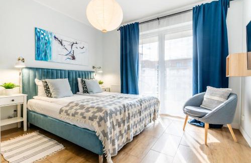 Ilawa Apartamento | Marina Luna - widok na jezioro, parking podziemny, winda, Netflix, Max