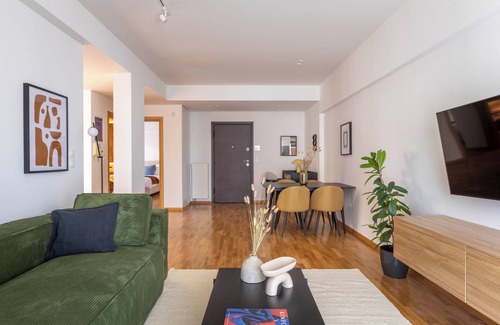Marousi Apartamento | Marousi Urban Escape 2BD Apartment