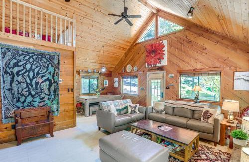 Wolf Laurel Casa | Mars Hill Cabin with Pool Table about 2 Mi to Wolf Ridge