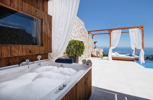 Varvara Villa | Masterful Zakynthos Villa | Villa Stan | 1 Bedroom | Breathtaking Sea Views | Spacious Furnished Sun Terrace | Private Outdoor Pool | Shaded Outdoor Dining Area | Agios Nikolaos