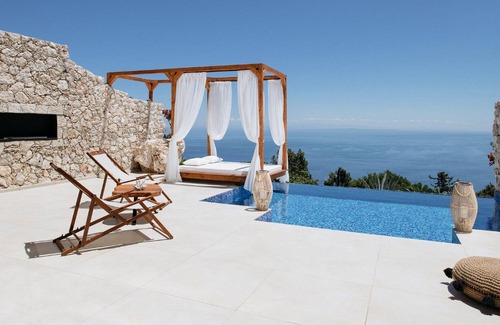 Varvara Villa | Masterful Zakynthos Villa | Villa Stan | 1 Bedroom | Breathtaking Sea Views | Spacious Furnished Sun Terrace | Private Outdoor Pool | Shaded Outdoor Dining Area | Agios Nikolaos