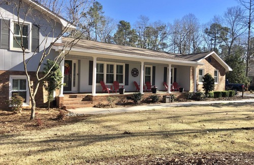 North Augusta Casa | Masters Rental/2 Primary bedrooms/Pool/Hot tub/Large Yard/Very Private