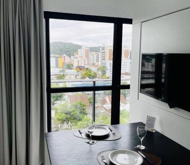 America Apartamento | MaxLoft - Apto novo Smart Tv, lavanderia