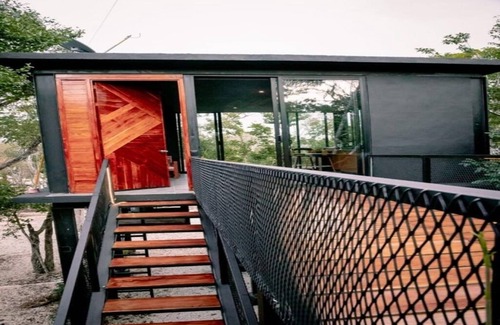 Soliman Bay Cabaña | Maya Eco-Tower Oasis: Elevate your living amidst nature, steps from Cenote!