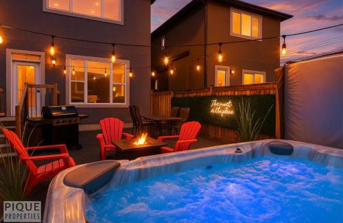 Mayfield Apartamento | Mayfield Manor - Hot Tub - KingBed - FireTable - BBQ - Wifi