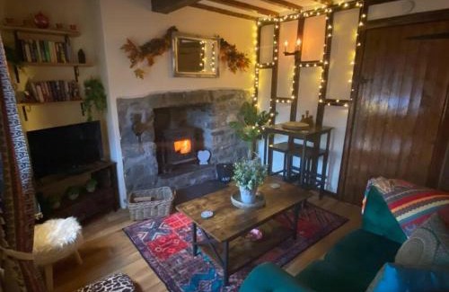 Llanrhaeadr-ym-Mochnant Casa | Maytree Cottage. Compact home in Mid Wales.