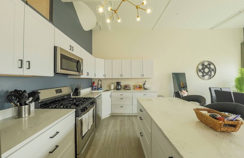 Near South Side Apartamento | McCormick 6B/4Ba Luxury Suite for groups of up to 12 guests w/ optional parking