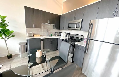 Near South Side Apartamento | McCormick Place Skyline view Secret Oasis sleeps 8