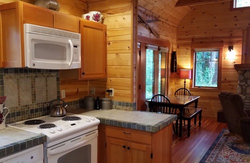McKenzie Bridge Cabina | McKenzie River Cabin en el Log Cabin Inn