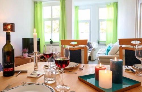 Magdeburg Apartamento | MD-8 Kleiststrasse 4 - Zentral nur 5min bis zur Innenstadt - 2Schlafzimmer-Smart TV-Badewanne-Innenhoflage