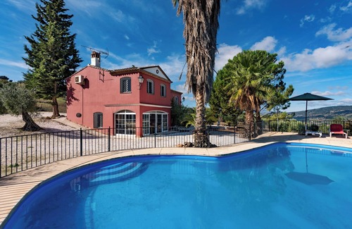 Ronda Casa | Villa mediterránea "Palladio" en Ronda con vistas a la montaña, aire acondicionado y piscina