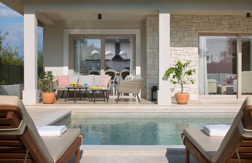 Labin Villa | Villa Tisa - villa de 3 dormitorios con piscina grande y jardín