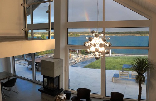 Lobnitz Casa | "MEIN BEACHHOUSE" - our own private beach, lake view, sauna!