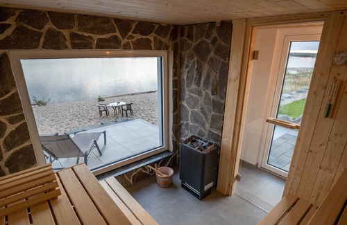 Lobnitz Casa | "MEIN BEACHHOUSE" - our own private beach, lake view, sauna!