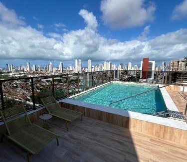 Tambauzinho Apartamento | Melhores Flats - Elegante a 5 min do mar de Tambaú
