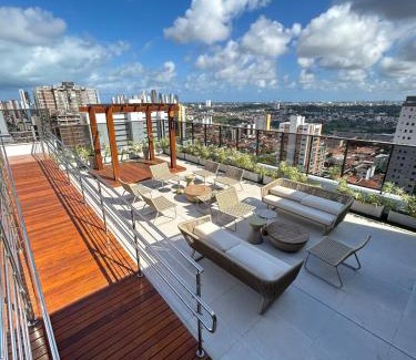 Tambauzinho Apartamento | Melhores Flats - Elegante a 5 min do mar de Tambaú