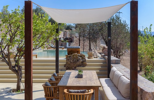 Kontos Villa | Villa Melitta, con impresionantes vistas, 6 dormitorios y 6 baños.
