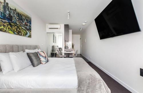Melbourne Central Business District Apartamento | Mercura - Modern CBD Escape by Queen Victoria Market