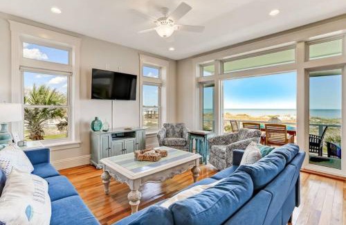 American Beach Casa | Mermaid Castle - Oceanfront Luxury Beach House - Rooftop Deck