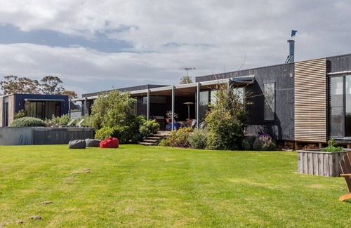 Balnarring Beach Casa | Merricks View - Panorama rural con cancha de tenis y piscina de inmersión