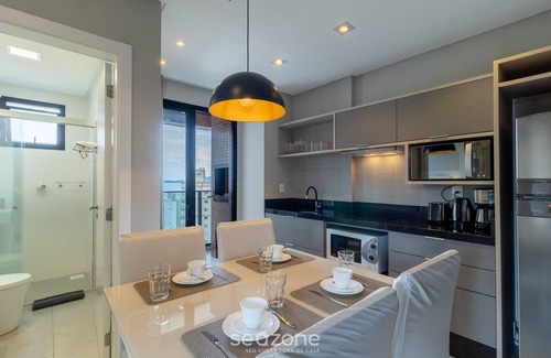 Centro Condominio | MHF II Apts Variados em Prédio com Vista para o Mar em Itapema