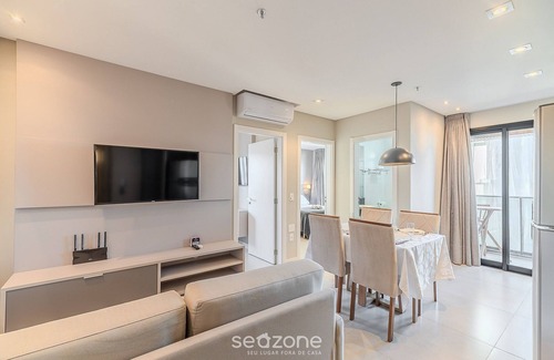 Centro Condominio | MHF II Apts Variados em Prédio com Vista para o Mar em Itapema