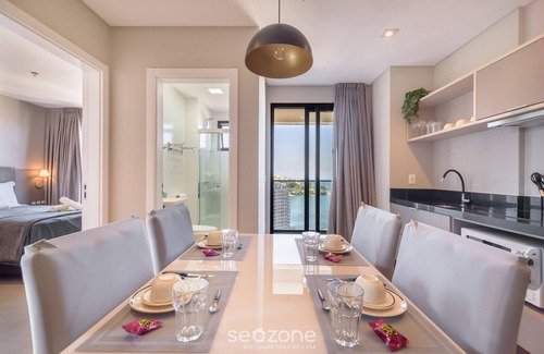 Centro Condominio | MHF II Apts Variados em Prédio com Vista para o Mar em Itapema