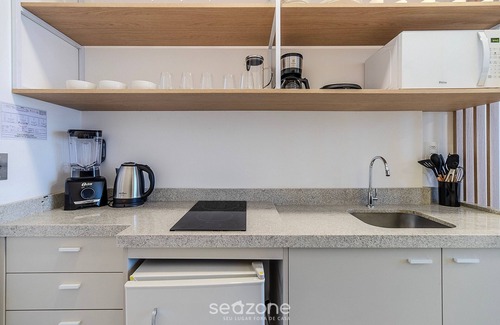 Centro Apartamento | MHFA Studios em Prédio Luxuoso Vista Mar