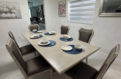 Miramar Casa | Miami waterfront 4-bdrm pool home with game room outdoor theater pet friendly