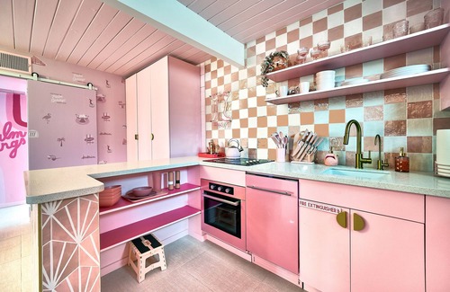 Deepwell Estates Casa | Mid Century Modern Barbie bungalow in Historic Ocotillo Lodge