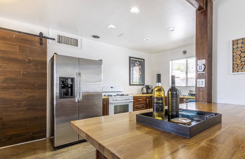 Cathedral City Cove Casa | Mid Mod Bungalow with Amazing Saltwater Pool, Spa, Peaceful and Desert Views