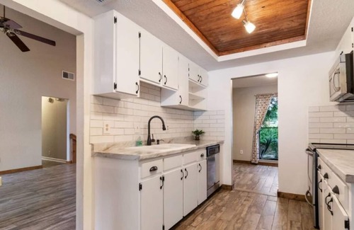 Lakeland Casa | Midcentury Modern Home with Pool, Theater, & Fire Pit