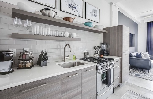 Old Fourth Ward Apartamento | Midnight Abode de Atlanta Luxury Rentals