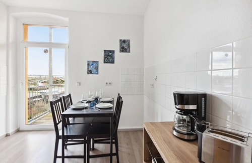 Sudenburg Apartamento | Midnight Sky - Balkon - Waschtrockner