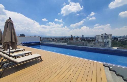 Hipodromo Apartamento | Mili & Mila Depto con Alberca y Gym en el corazón de Condesa y Roma