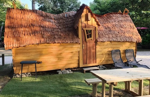 Martres-Tolosane Cabina | Mini Cabane Magic Insolite Premium 2 bis 4 Personen - 2 Pers. im Preis enthalten