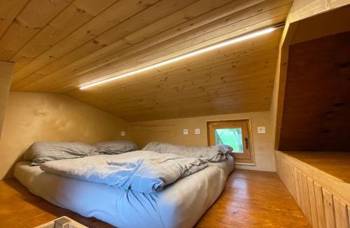 Lipa Cabina | Mini chatka s rybníčkem a saunou