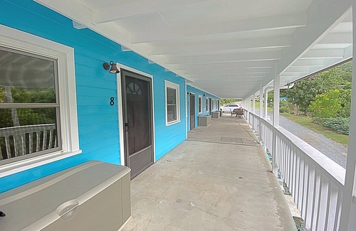 Cane Bay Cabaña | Minutes Walk to Cane Bay Beach- Porch Mountain Views, Sea from the backyard