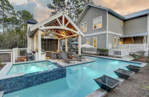 Watercolor Casa | 'Mirasol House' - Pool Golf Cart - WaterColor, FL - 4BR 4BA Bonus Bunk - Sleeps 12 home