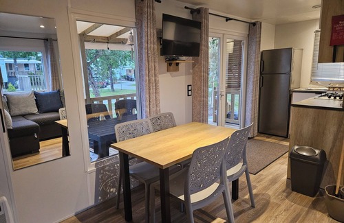 Lege-Cap-Ferret Casa | Mobil home 4/6 persons camping 4 stars "Les Viviers lège" cap ferret