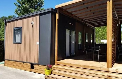 Sadirac Casa | Mobil-Home Akazie 4 Zimmer 6 Personen Klimaanlage + TV