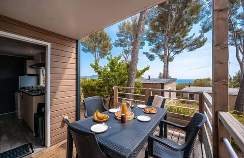 Argeles-sur-Mer Casa | Mobile home Einfache Terrasse
