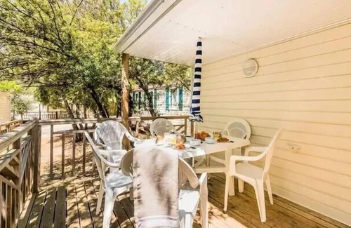 Argeles-sur-Mer Casa | Mobile home Einfache Terrasse