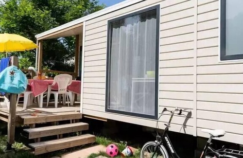 Argeles-sur-Mer Casa | Mobile home Einfache Terrasse
