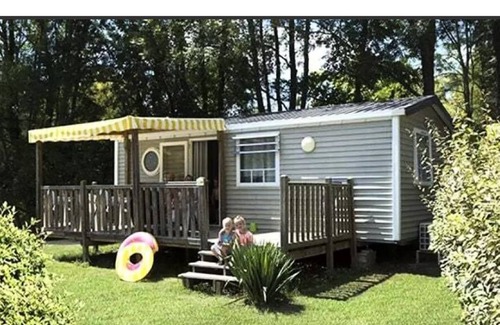 Chateauneuf-de-Galaure Casa | Mobile home rental in drome in a magnificent 4* campsite